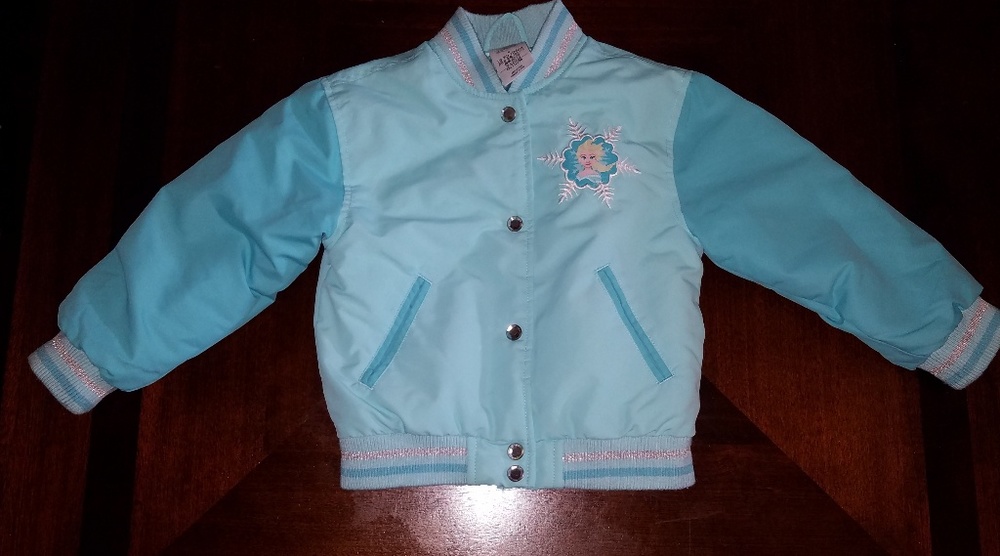 Disney Store Frozen varsity jacket